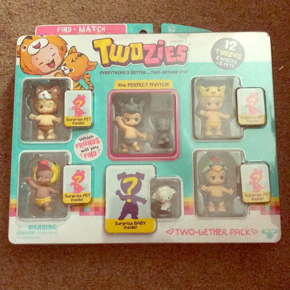 Twozies Season 1 6 Babies + 6 Pets